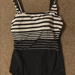 Plus Sized Women’s One Piece Swim Suit.